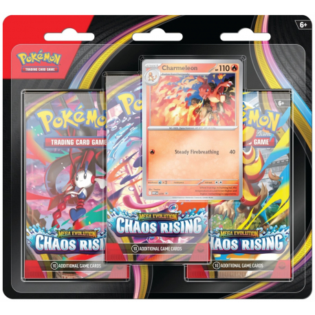 Pokemon Mega Evolution: Chaos Rising 3 Booster Pack