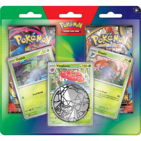 Pokemon Mega Evolution 2 Blister + 3 cartas + Moeda - New Wave