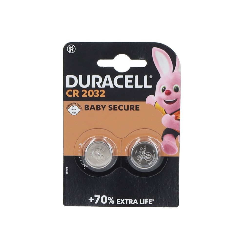 Pilhas Duracell CR2032 Pack2