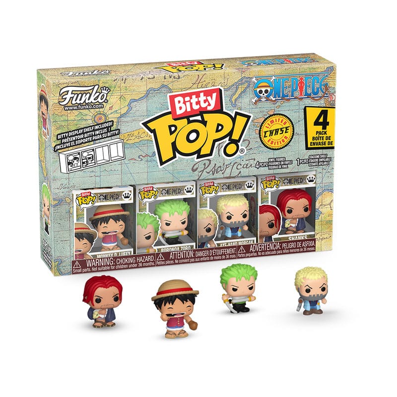 One Piece Bitty Pop 4Pack - New Wave