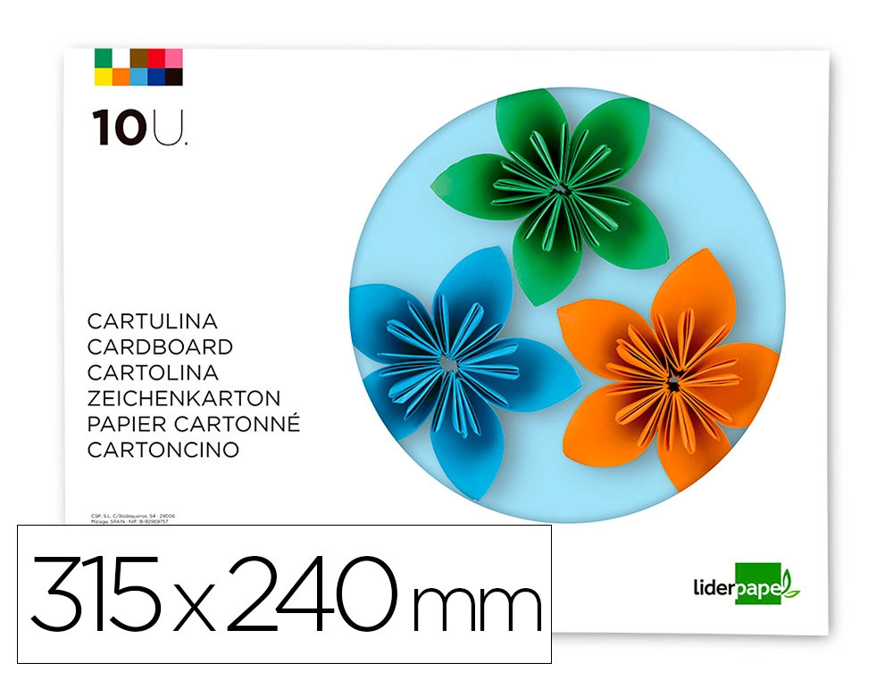 Bloco Cartolinas Cores A4 - New Wave