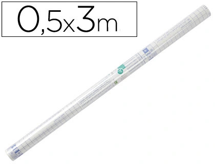 Rolo Plastico Adesivo 0.5x3mt 50m - New Wave