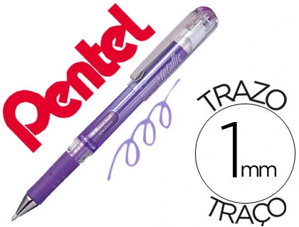 Roller Pentel Gel Violeta 1mm - New Wave