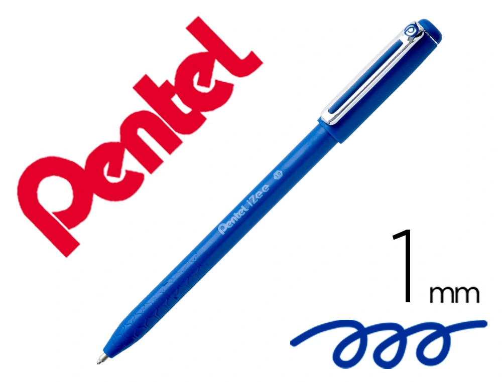 Esferográfica Pentel Izee 1mm AZ - New Wave