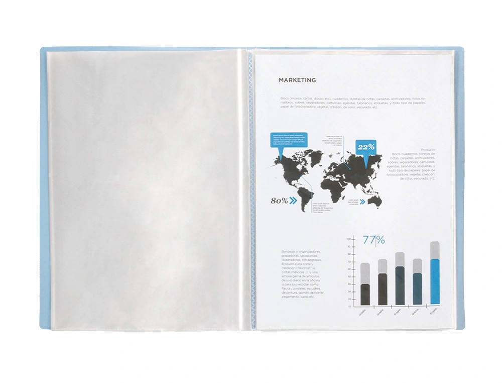 Capa Catalogo Liderpapel A4 60fls AZ CL