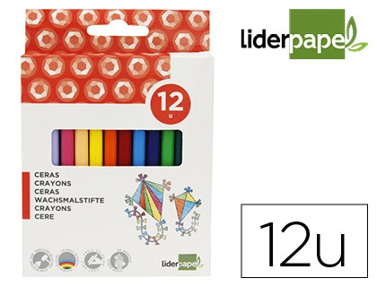 Lápis de Cera Liderpapel 12
