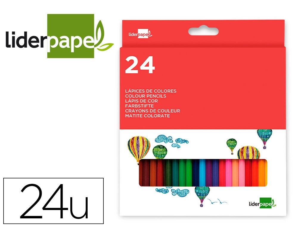 Lápis Cor Liderpapel 24 - New Wave