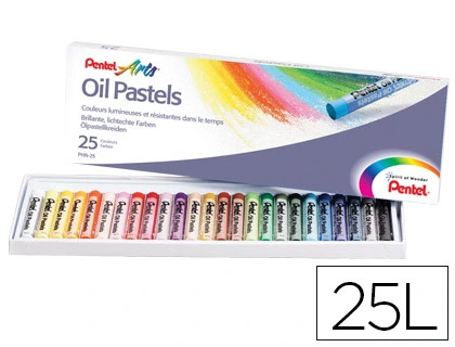 Pastel de Oleo Pentel Arts 25 cores