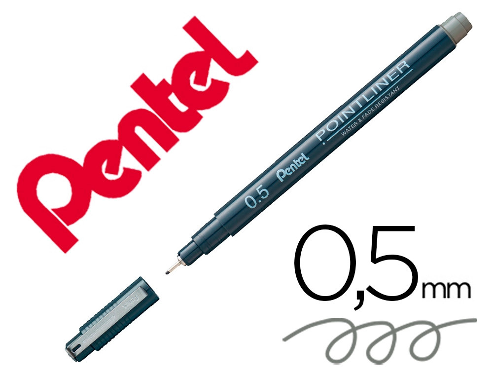 Marcador Pentel Fineliner 0.5 CZ - New Wave