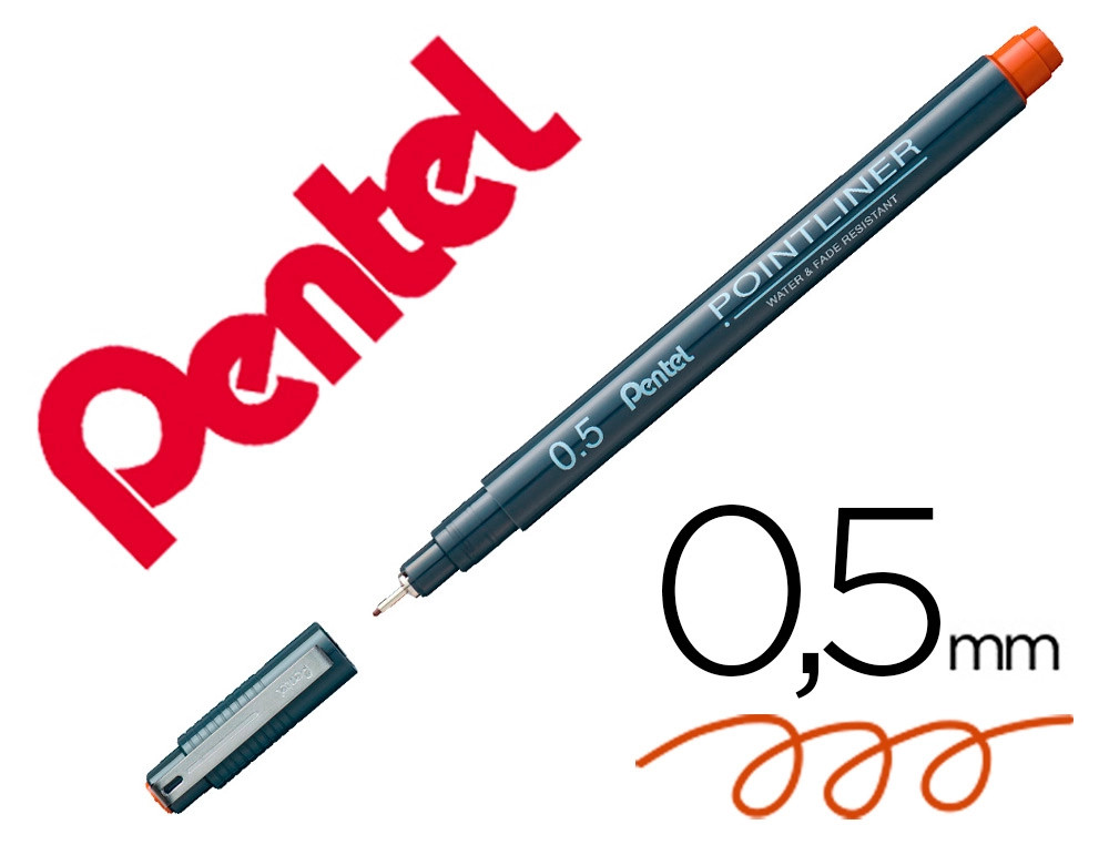 Marcador Pentel Fineliner 0.5 SG - New Wave